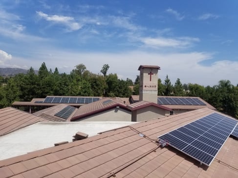 Commercial Solar Installation Church Nonprofit California