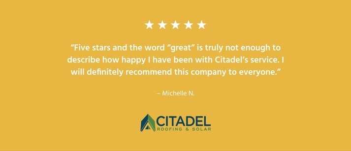 5-Star reviews Best Solar & Roofing Installer Citadel Roofing & Solar