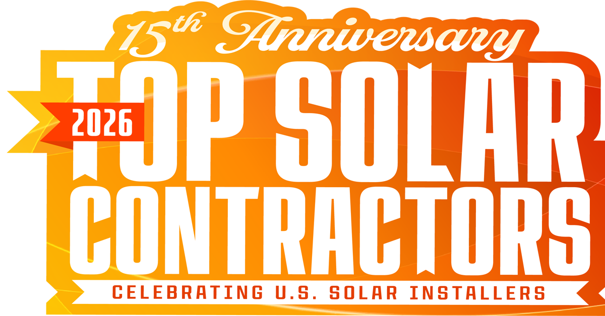 Solar Power World 2026 Top Solar Contractor List banner